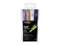 Een Verfstift Posca PC1MC extra fijn assorti set à 4 stuks koop je bij NiceSupplies.nl