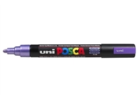 Een Verfstift Posca PC5M medium metallic paars koop je bij Klik Office BV