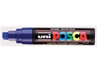 Een Verfstift Posca PC17K extra breed rechthoek donkerblauw koop je bij Klik Office BV