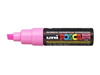 Een Verfstift Posca PC8K breed schuin fluor roze koop je bij EconOffice