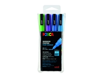 Een Verfstift Posca PC3M fijn glitter koel assorti set à 4 stuks koop je bij NiceSupplies.nl