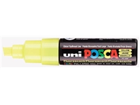 Een Verfstift Posca PC8K breed schuin geel koop je bij Klik Office BV