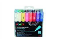 Een Verfstift Posca PC1MC extra fijn assorti set à 16 stuks koop je bij Klik Office BV