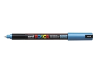 Een Verfstift Posca PC1MR extra fijn metallic blauw koop je bij Klik Office BV