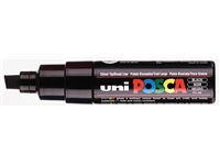 Een Verfstift Posca PC8K breed schuin zwart koop je bij Omnia 4 Office