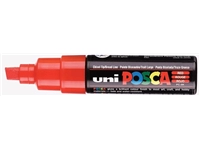 Een Verfstift Posca PC8K breed schuin rood koop je bij Goedkope Kantoorbenodigdheden