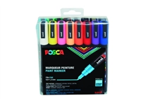 Een Verfstift Posca PC3M fijn standaard assorti set à 16 stuks koop je bij Klik Office BV