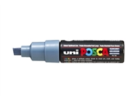 Verfstift Posca PC8K breed schuin leisteengrijs