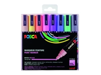 Verfstift Posca PC5M medium pastel assorti set à 8 stuks