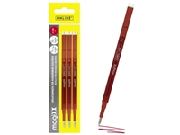 Een Recharge stylo gel Online Magixx 0,7mm rouge blister 3 pièces koop je bij QuickOffice BV