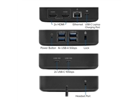 Dockingstation ACT USB-C Dual Monitor met Power Delivery