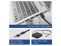 Dockingstation ACT USB-C Dual Monitor met Power Delivery