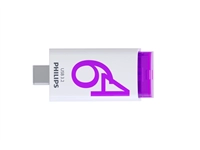 Een USB Stick Philips Click USB-C 64GB Magic Purple koop je bij MV Kantoortechniek B.V.