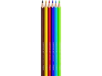 Een Crayon de couleur Maped Color'Peps Star set 6 couleurs koop je bij Van Hoye Kantoor BV