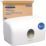 Een Handdoekdispenser Aquarius voor i-vouw mini wit 6956 koop je bij Totaal Kantoor Goeree