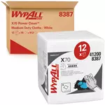 Poetsdoek WypAll X70 PowerClean 42,1x37,5cm 12x76vel wit 8387