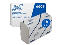 Een Handdoek Scott i-vouw 2-laags 21,2x18,6cm 16x220stuks wit 6609 koop je bij Klik Office BV