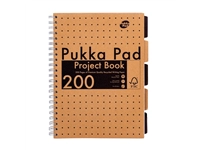 Een Projectboek Pukka Pad Kraft A4 lijn 5-tabs 200 pagina's 80gr koop je bij Van Hoye Kantoor BV