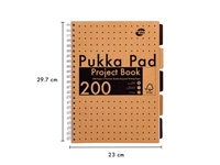 Een Projectboek Pukka Pad Kraft A4 lijn 5-tabs 200 pagina's 80gr koop je bij QuickOffice BV