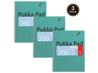 Een Bloc-notes Pukka Pad Jotta A4 ligné 4 perforations 200 pages 80g vert koop je bij QuickOffice BV