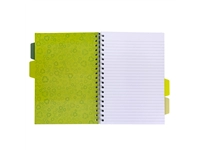 Projectboek Pukka Pad Recycled B5 lijn 4-tabs 200 pagina's 80gr groen