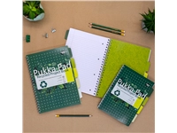 Projectboek Pukka Pad Recycled B5 lijn 4-tabs 200 pagina's 80gr groen