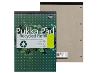 Een Schrijfblok Pukka Pad Recycled A4 lijn 4-gaats 100 vel 80gr koop je bij EconOffice