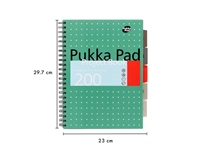 Een Carnet de projets Pukka Pad Metallic A4 ligné 5 intercalaires 200 pages 80g vert koop je bij QuickOffice BV