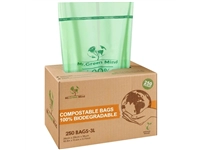 Een Afvalzak bio Mr.Green Mind 26x29cm 2-3 liter dispenser 250 stuks koop je bij Omnia 4 Office