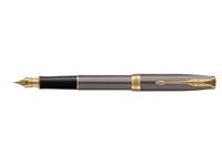 Een Stylo plume Parker Sonnet Collection Grey GT Medium koop je bij QuickOffice BV