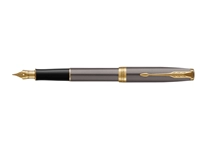 Een Stylo plume Parker Sonnet Collection Grey GT Fin koop je bij QuickOffice BV