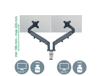 Een Monitorarm Leitz Ergo Ruimtebesparend Dubbel koop je bij The Cartridge Company