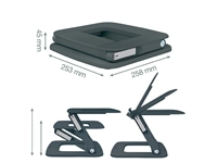 Een Laptopstandaard Leitz Ergo verstelbare multihoek grijs koop je bij De Angelot