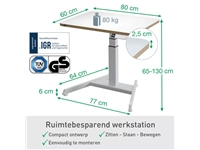 Een Zit-sta bureau Leitz Ergo elektrisch compact koop je bij L&N Partners voor Partners B.V.