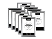 Buy your Kliklijst Europel Budget A4 10 stuks zilver at QuickOffice BV