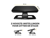 Een Voetensteun Fellowes Hana LT zwart koop je bij EconOffice