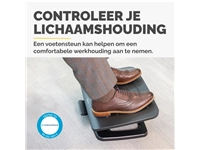 Een Voetensteun Fellowes Hana LT zwart koop je bij Tonerinktshop