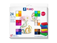 Een Boetseerklei Fimo soft set colour pack 24 kleuren koop je bij Totaal Kantoor Goeree