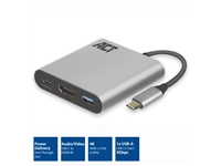 Een Adapter ACT USB-C multiport voor 1 HDMI monitor koop je bij Klik Office BV