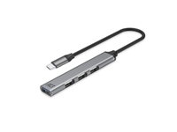 Een Hub ACT USB-C 3x USB-A 2.0 en 1x USB-A 3.0 koop je bij The Cartridge Company