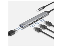 Hub ACT USB-C 3x USB-A 2.0 en 1x USB-A 3.0