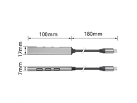 Een Hub ACT USB-C 3x USB-A 2.0 en 1x USB-A 3.0 koop je bij KantoorProfi België BV