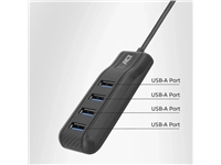 Hub ACT USB-C 3.0 4 poorts USB-A