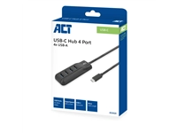 Hub ACT USB-C 3.0 4 poorts USB-A