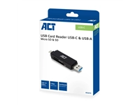 Kaartlezer ACT USB-C/USB-A 3.0