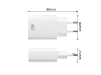 Een Oplader ACT USB-C 1-poort 20W Power Delivery koop je bij Dillen BV