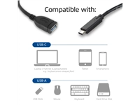 Kabel ACT USB 3.0 OTG USB-C male naar USB-A female