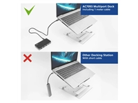 Een Dockingstation ACT USB-C 4K MST voor 2 HDMI monitoren koop je bij Klik Office BV