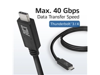 Een Kabel ACT USB4 40Gbps USB-C USB-IF koop je bij The Cartridge Company