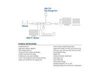 Een Dockingstation ACT USB-C 4K voor 1 HDMI monitor koop je bij L&N Partners voor Partners B.V.